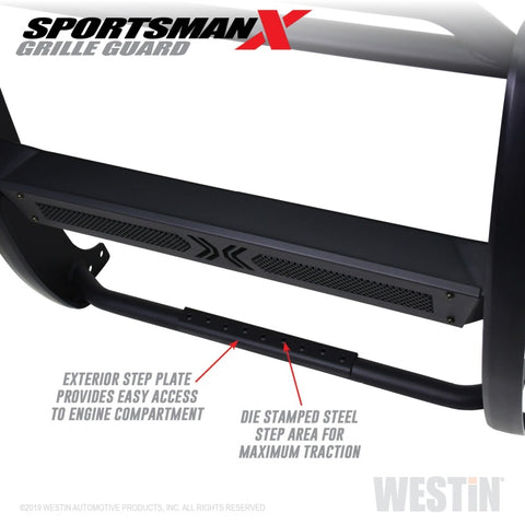 Westin 14-21 Toyota 4Runner (Excl. Limited) Sportsman X Grille Guard - Textured Black - 40-33825
