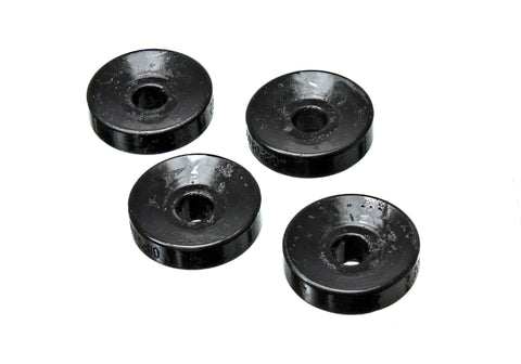 Energy Suspension 06-11 Honda Civic SI Black Rear Shock Upper Bushing Set - 16.8112G