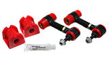 Energy Suspension 08-14 Subaru WRX Red 16mm Rear Sway Bar Bushing and Endlink Set - 19.5106R