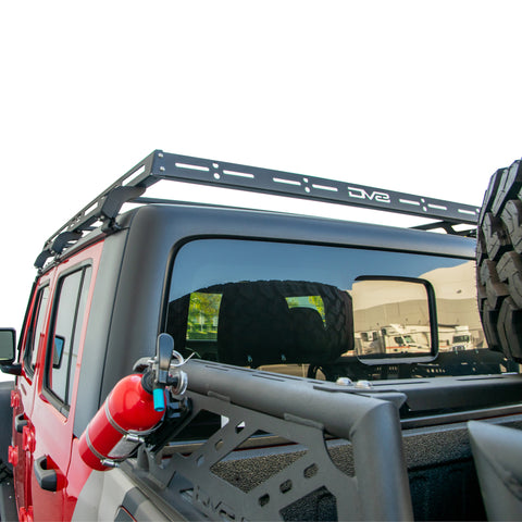 DV8 Offroad 07-18 Jeep Wrangler JK 4 DR / JL 2 DR & JT / 18+ Gladiator Roof Rack - RRJL-02