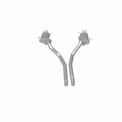 MagnaFlow 13 Ford Mustang Dual Split Rear Exit Stainless Cat Back Performance Exhaust (Street) - 15149