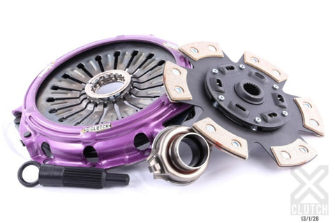 XClutch 07-17 Mitsubishi Lancer EVO X 2.0L Stage 2R Extra HD Sprung Ceramic Clutch Kit - XKMI24011-1R