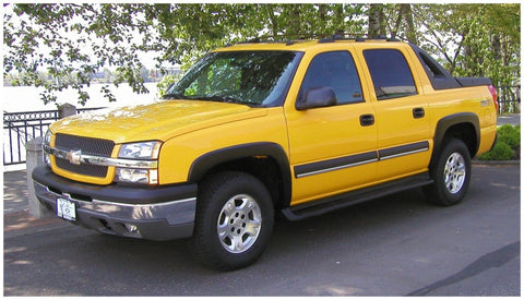 Bushwacker 03-06 Chevy Avalanche 1500 OE Style Flares 4pc w/out Body Hardware - Black - 40920-02