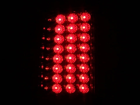 ANZO 2008-2015 Ford F-250 LED Taillights Red/Clear - 311050