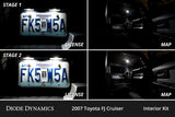 Diode Dynamics 07-14 Toyota FJ Cruiser Interior LED Kit Cool White Stage 2 - DD0586