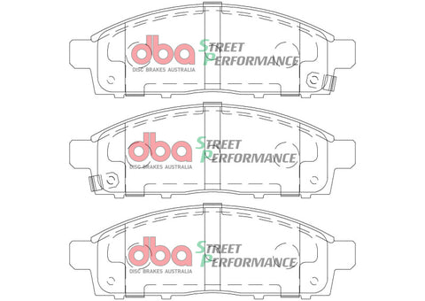 DBA 07-11 Mitsubishi Triton Front SP Performance Brake Pads - DB1774SP