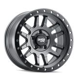 Dirty Life 9309 Canyon Pro 17x9/5x127 BP/-38mm Offset/71.5mm Hub Satin Graphite Wheel - Beadlock - 9309-7973MGT38