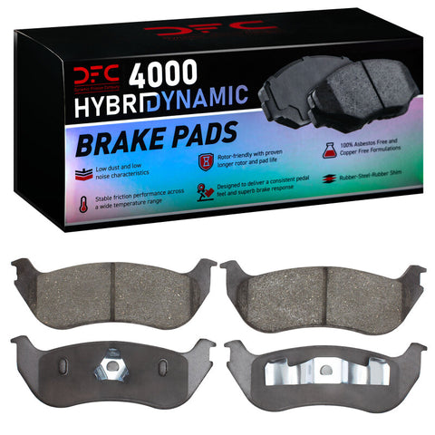 DFC 02-05 Mercury Mountaineer Rear 4000 Hybridynamic Brake Pads - 4000-0881-00