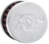 K&N Rubber Base Crankcase Vent Filter - 0.55in Flange ID 1.375in OD 1.125in Height - 62-2480