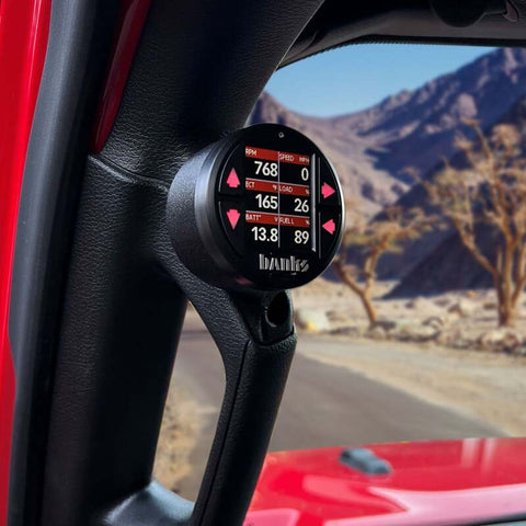 Banks Power 18-23 Jeep Wrangler/Gladiator - iDash Stealth Single Gauge Pod Kit - 63371