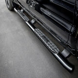 Westin 19-20 Chevrolet/GMC Silverado/Sierra 1500 Double Cab PRO TRAXX 4 Oval Nerf Step Bars - Black - 21-24125