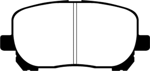 EBC 02-08 Pontiac Vibe 1.8 Redstuff Front Brake Pads - DP31637C