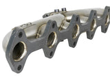 aFe Twisted Steel Header Turbo Manifold (T4) 98.5-02 Dodge Diesel Trucks L6 5.9L (td) - 48-32019