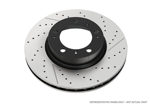DBA 05-06 Porsche Boxster S (w/Iron Rotor) Front Left En-Shield OE Drilled Rotor - DBA3602OEXL