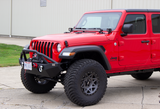 Fishbone Offroad 2018+ Jeep Wrangler JL - Black Aluminum Hawse Fairlead License Plate Mount - FB21098