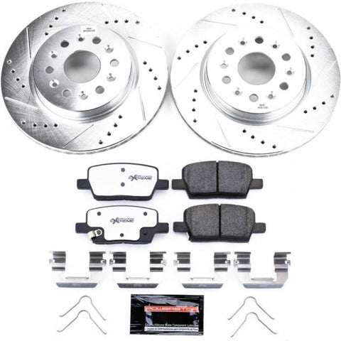Power Stop 18-19 Buick Enclave Rear Z26 Street Warrior Brake Kit - K7411-26