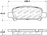 StopTech Performance 02-03 WRX Rear Brake Pads - 309.07700