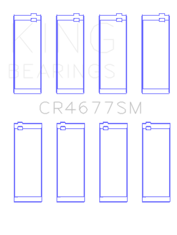 King Opel 1.6L Turbo A16LET/A16NET/Z16LET (Size STD) Connecting Rod Bearing Set - CR4677SM