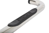 Dee Zee 14-18 Chevrolet Silverado Tubes - 3In Round Stainless Polished ExtCab - DZ372523