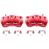 Power Stop 07-12 Acura RDX Front Red Calipers w/Brackets - Pair - S2958