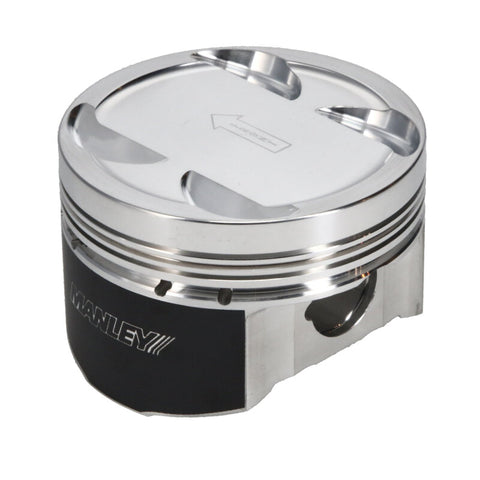 Manley 03-06 EVO VIII/IX 87.0mm-Bore +2.0mm Over Size-10.0/10.5 CR Dish Piston Set with Rings - 619220C-4
