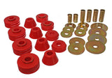 Energy Suspension 73-80 GM 1/2 Ton C-10/C1500 Pick Up 2WD Red Body (Cab) Mount Set - 3.4109R