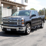 Westin 14-18 Chevrolet Silverado 1500 DC 6.5ft Bed HDX Drop W2W Nerf Step Bars - Tex. Blk - 56-534595