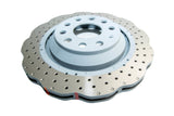 DBA 14-21 Volkswagen GTI (w/Perf Pkg 310mm Rear Disc) Rear 4000 Series Drilled Wavy Rotor w/Slv Hat - 42809WSLVXD