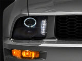 Raxiom 05-09 Ford Mustang Excluding GT500 LED Halo Projector Headlights- Blk Housing (Clear Lens) - 101683