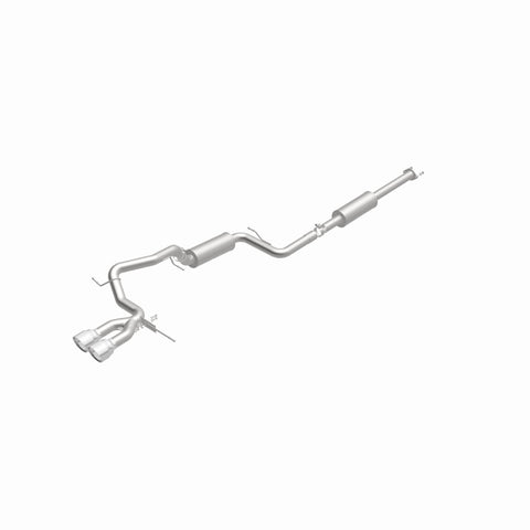 MagnaFlow 13 Ford Focus 2.0L Turbocharged ST Dual Center Rear Exit Stainless Cat Back Perf Exhaust - 15155