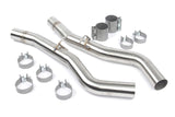 Dinan 20-25 BMW X3 M/X4 M (F97/F98) Free Flow Axleback Exhaust System - Black Tips - D660-0086-BLK