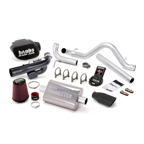 Banks Power 12-14 Jeep 3.6L Wrangler - 4dr Stinger Sys w/ AutoMind - SS Single Exhaust w/ Black Tip - 51349-B