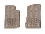 WeatherTech 2020+ Jeep Gladiator Front Rubber Mats - Tan - W475TN