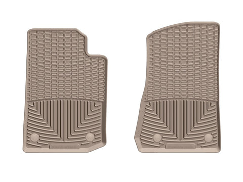 WeatherTech 2020+ Jeep Gladiator Front Rubber Mats - Tan - W475TN