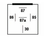 Hella Relay Mini Iso 5 Pole 24V Spdt Bkt - 933332061