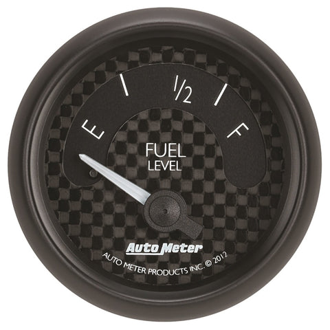 Autometer GT Series 52mm Short Sweep Electronic 73-10 ohms Fuel Level (For most Ford and Chrysler) - 8015