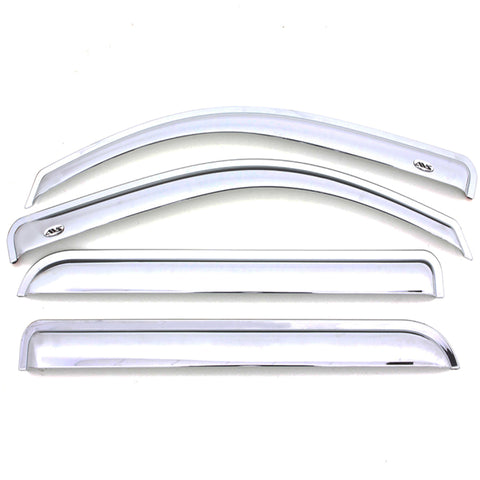 AVS 19-20 Ram 1500 Extended Pickup Ventvisor Side Window Deflector - 4pc - Chrome - 684813