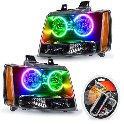 Oracle 07-13 Chevrolet Avalanche Pre-Assembled SMD Headlights - ColorSHIFT - 7001-330