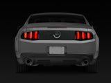 Raxiom 10-12 Ford Mustang Vector V2 LED Tail Lights - Gloss Black Housing (Clear Lens) - 405839