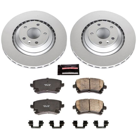 Power Stop 05-11 Audi A6 Quattro Rear Z23 Evolution Sport Coated Brake Kit - CRK4567