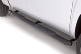 Lund 99-17 Chevy Silverado 1500 Std. Cab (Body Mount) 5in. Oval Curved Steel Nerf Bars - Black - 23851007