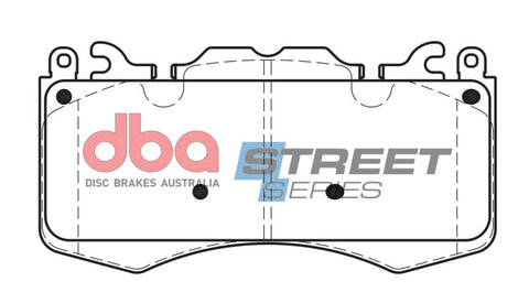 DBA 20-22 Land Rover Defender (380mm Front Rotor) Front Street Series Brake Pads - DB2204SS