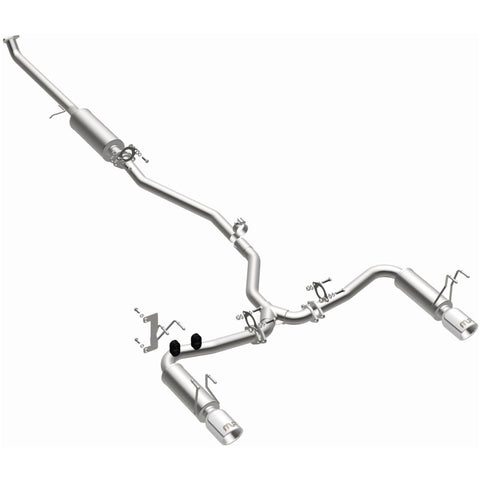 MagnaFlow 16-18 Honda Civic L4 2.0L Street Series Cat-Back Exhaust w/ Polished Tips - 19313