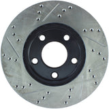 StopTech 94-04 Ford Mustang (exc Cobra & Bullitt) Front Left Slotted & Drilled Rotor - 127.61041L