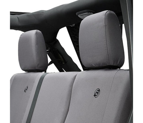 Bestop 13-18 Jeep Wrangler JK 4-Door Rear Seat Covers (Charcoal) - 29284-09