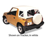 Bestop 95-98 Tracker/Sidekick Replace A-Top (White Denim Clear Windows No Door Skins Included) - 51364-52