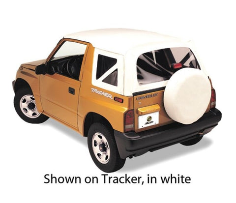 Bestop 95-98 Tracker/Sidekick Replace A-Top (White Denim Clear Windows No Door Skins Included) - 51364-52