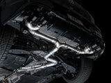 AWE Tuning MK8 Volkswagen Golf R 3in Track Edition Quad Exhaust - Diamond Black Tips - 3020-43658
