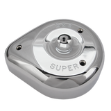 S&S Cycle Teardrop Chrome Air Cleaner Cover For S&S Super E/G Carbs - 17-0378