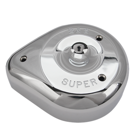 S&S Cycle Teardrop Chrome Air Cleaner Cover For S&S Super E/G Carbs - 17-0378